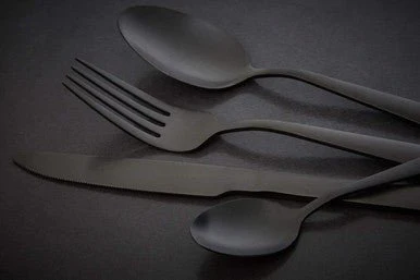 Avie 16 Piece Onyx Cutlery Set - Image 12