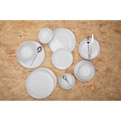 Avie 16 Piece White Faux Marble Cutlery Set - Image 7