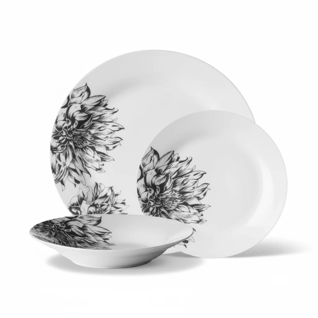 Avie Botanic 12 Piece Dinner Set