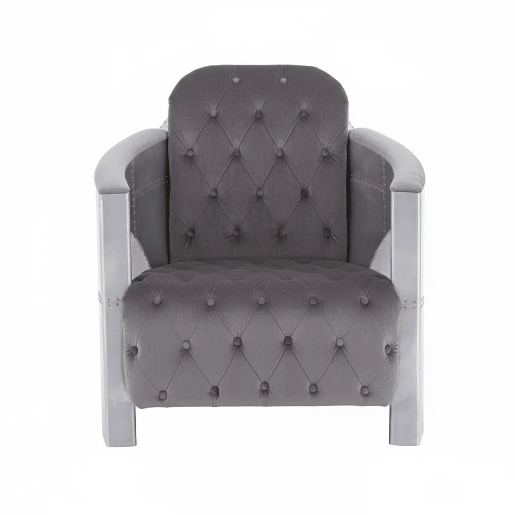 Avro Buttoned Armchair