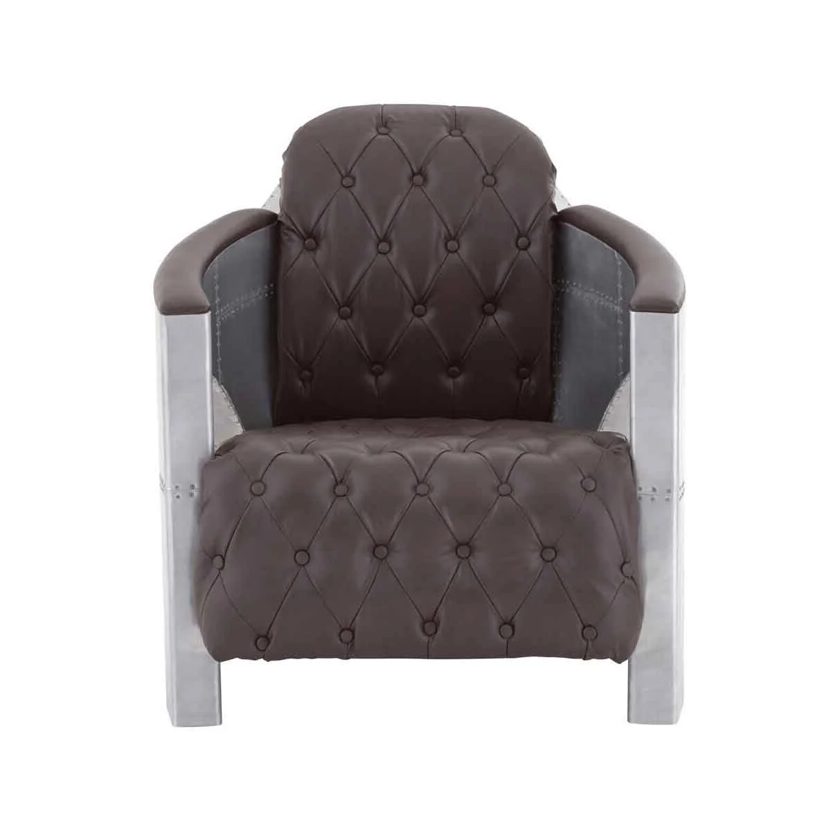 Avro Buttoned Armchair - Image 5