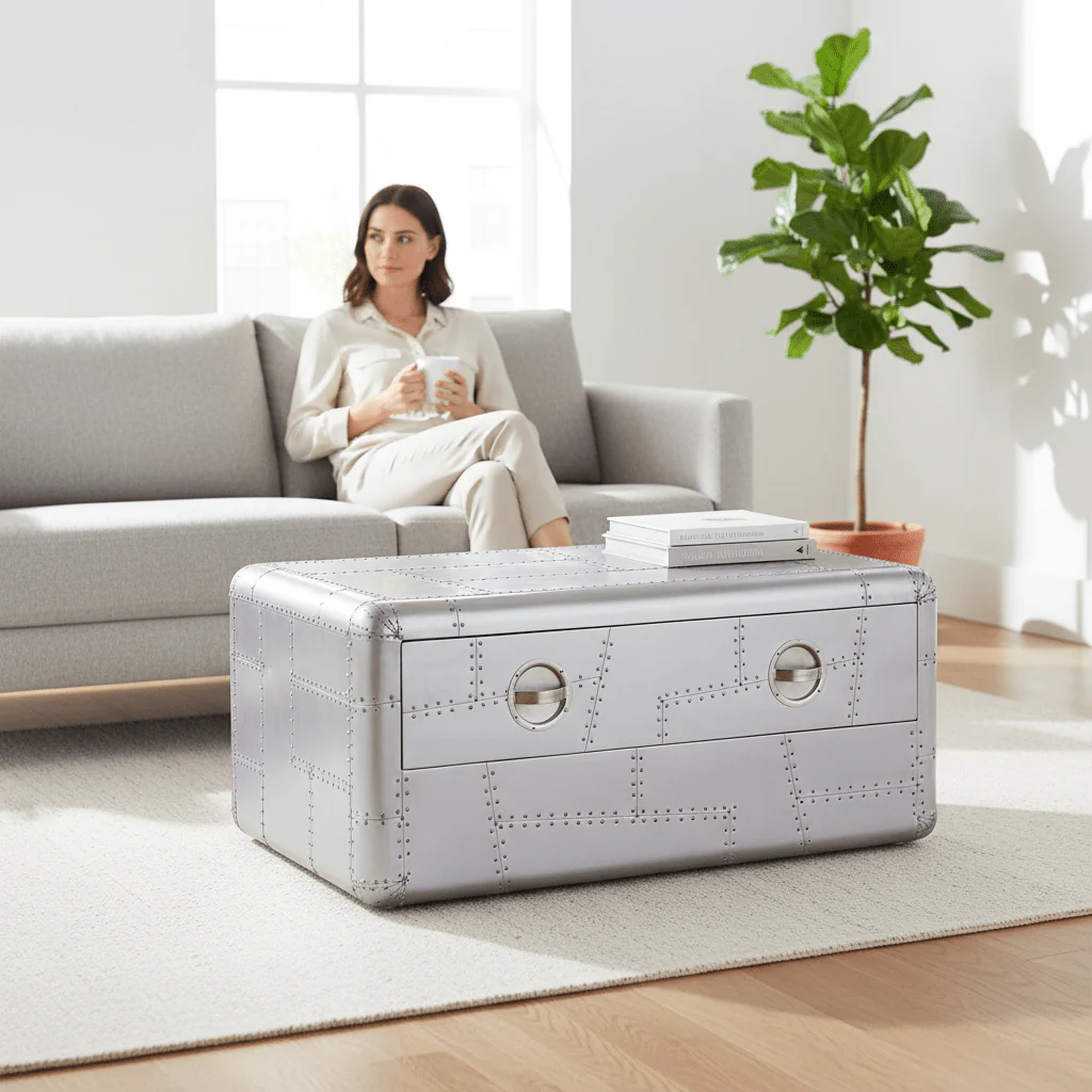 Avro Coffee Table with Drawer - Image 2