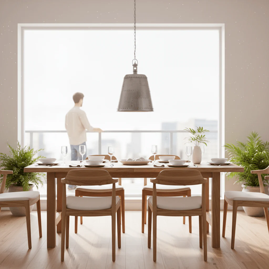 Avro Silver Pendant Light - Image 2
