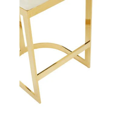 Azalea Ivory Velvet Bar Stool - Image 12