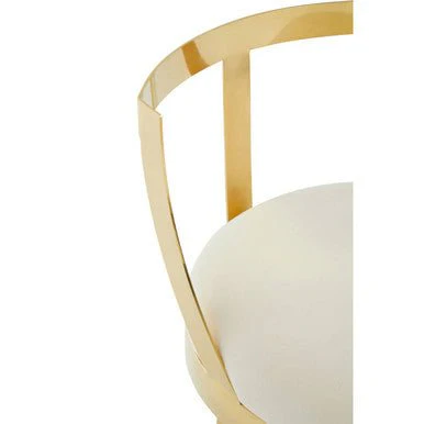 Azalea Ivory Velvet Bar Stool - Image 13