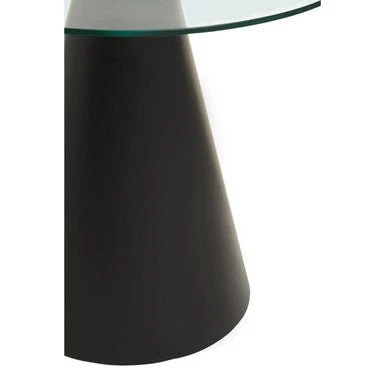 Azalea Round Clear Glass Top Dining Table - Image 7