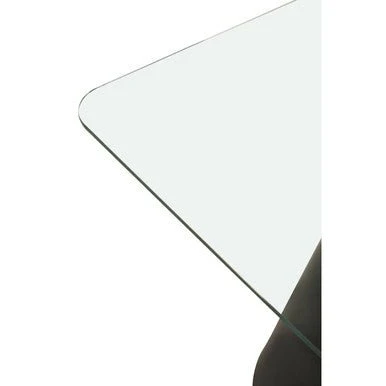 Azalea Square Clear Glass Top Dining Table - Image 8