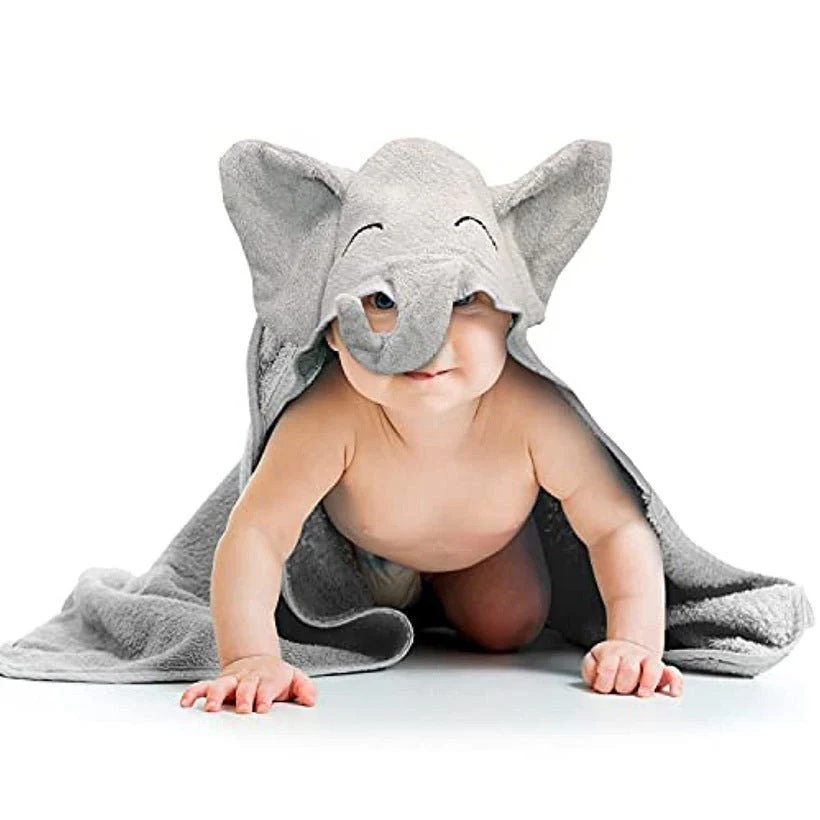 Baby Bath Towel Bear Ear Towel Plush Blanket Hooded Bathrobe - Image 3