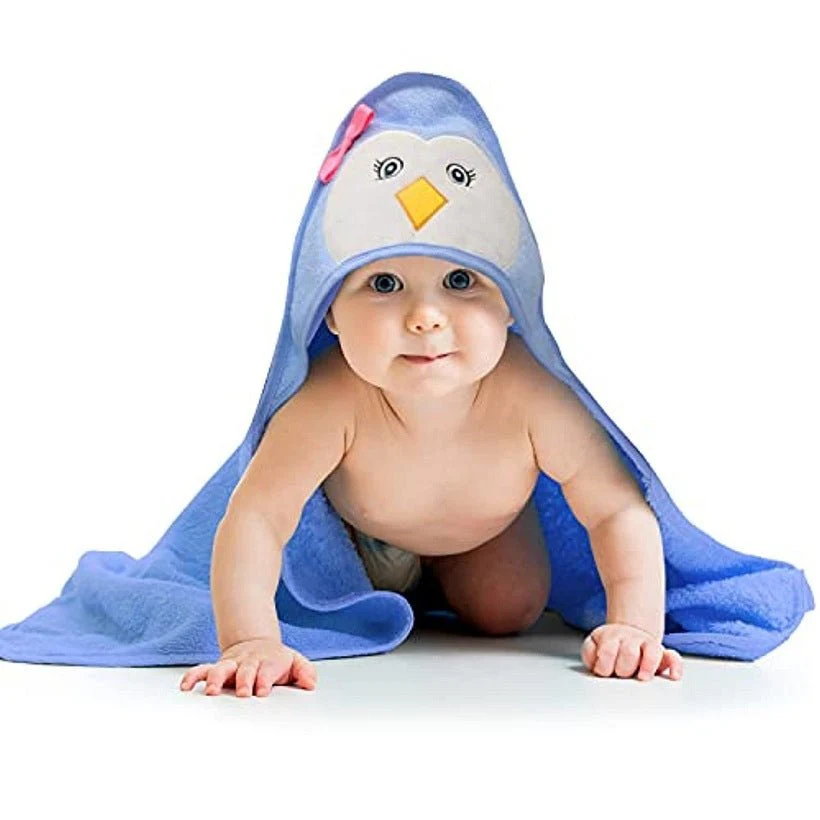 Baby Bath Towel Bear Ear Towel Plush Blanket Hooded Bathrobe - Image 4