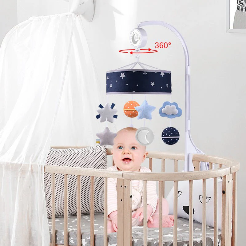 Baby Bed Bell Rattle Music Star Comfort Toy - Image 3