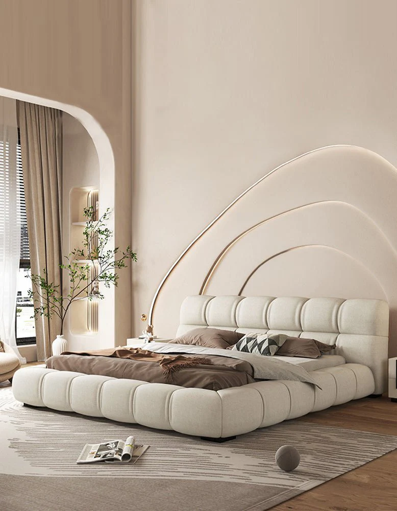 Bader King Size / Super King Size Bed, Velvet - Image 3