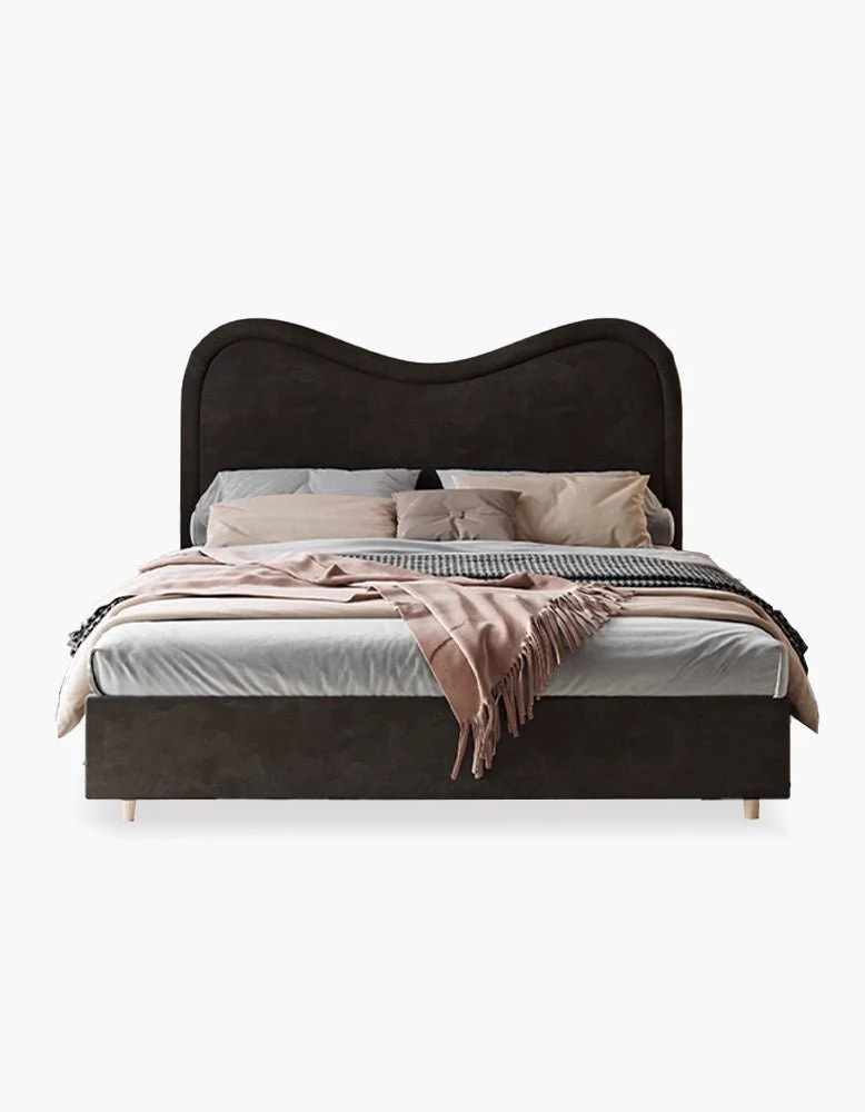 Baeyer King Size / Super King Size Bed, Velvet - Image 19