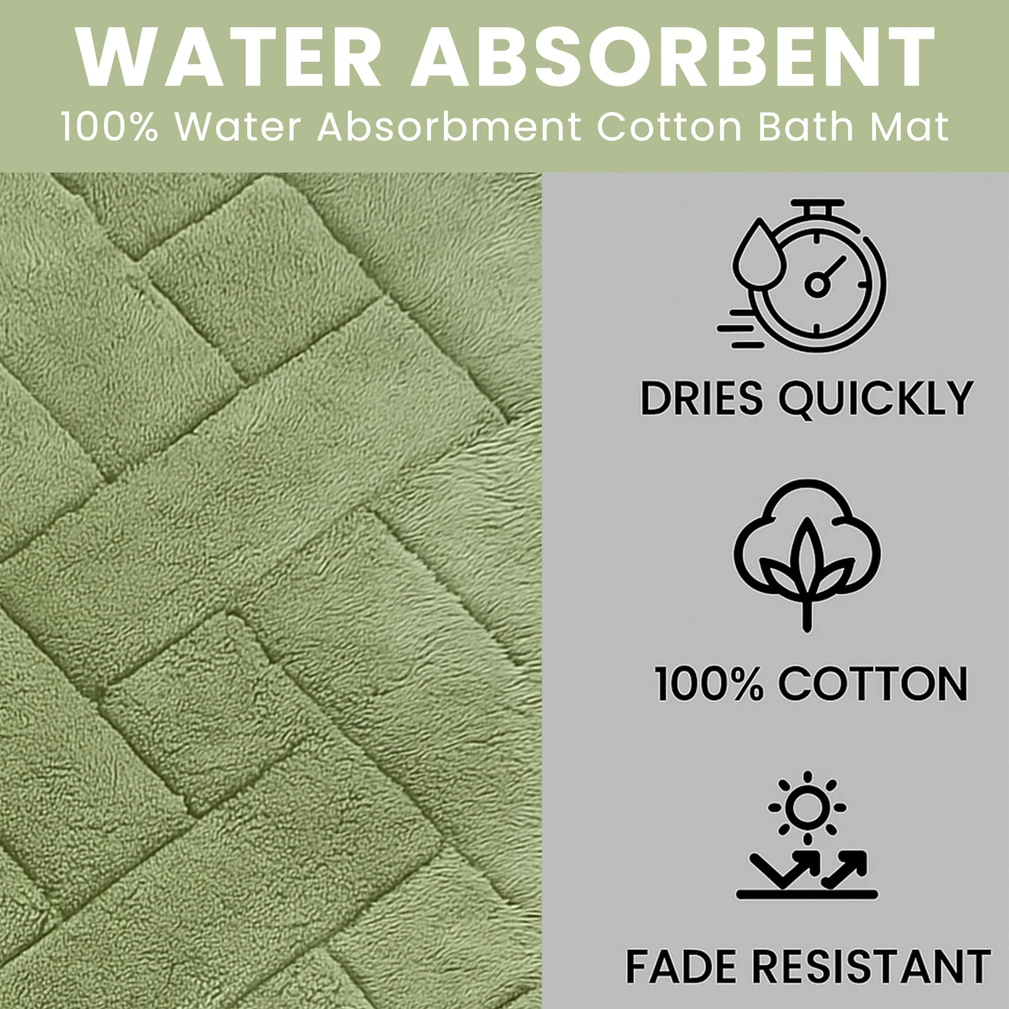 Bali Bath Mat & Pedestal Set Luxurious Super Absorbent Extra-Soft Cotton Mats for Bathroom Comfort and Style in Multiple Colours - Image 17