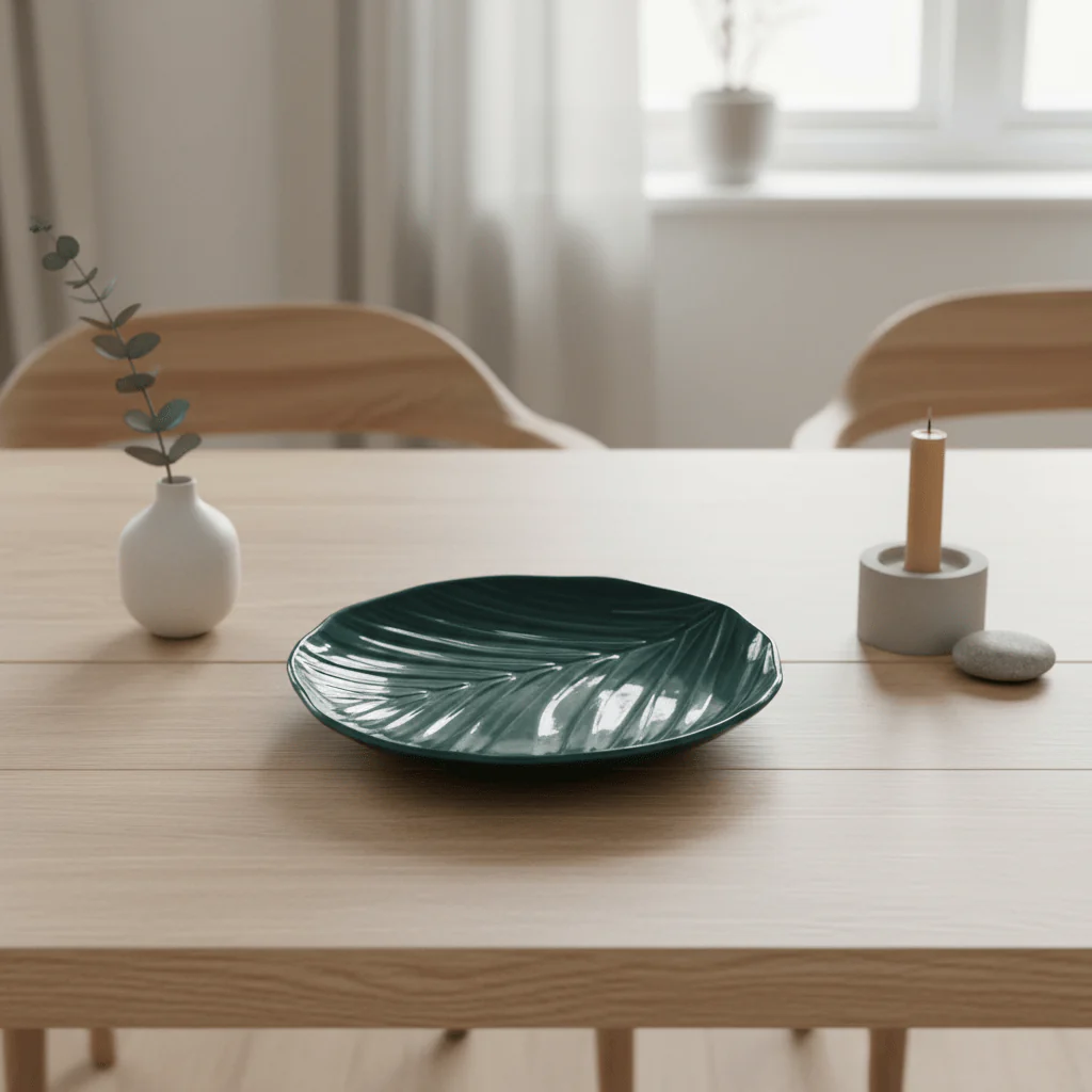 Bali Dark Green Canape Plate - Image 3