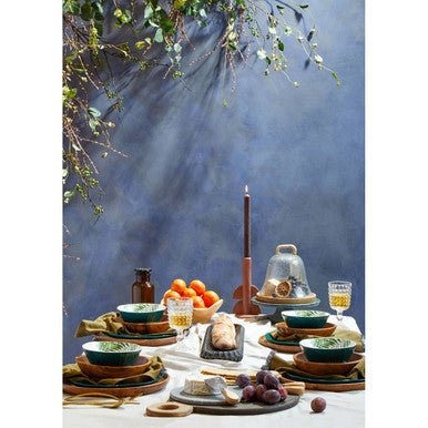 Bali Dark Green Large Salad Bowl - Image 11