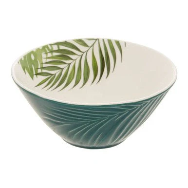 Bali Dark Green Large Salad Bowl - Image 14