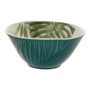 Bali Dark Green Small Salad Bowl - Image 10
