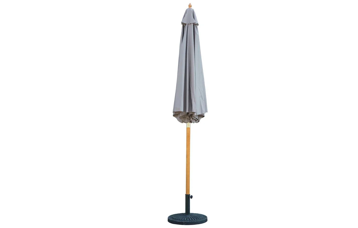 Bali Grey Wooden Parasol 2.85m - Image 7