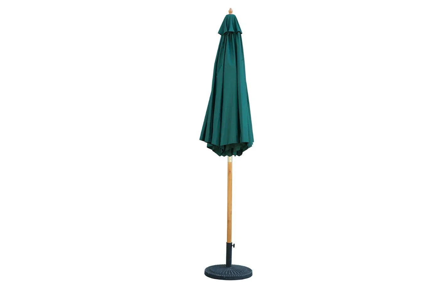Bali Hunter Green Wooden Parasol 2.85m - Image 7