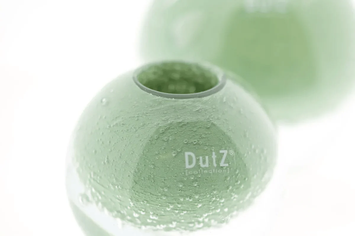 BALL VASE KULA -  Pistache Bubbles - Image 3