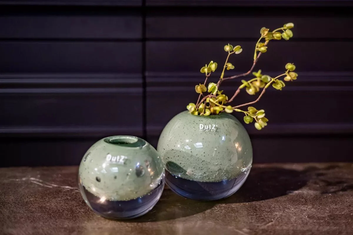 BALL VASE KULA -  Pistache Bubbles - Image 4