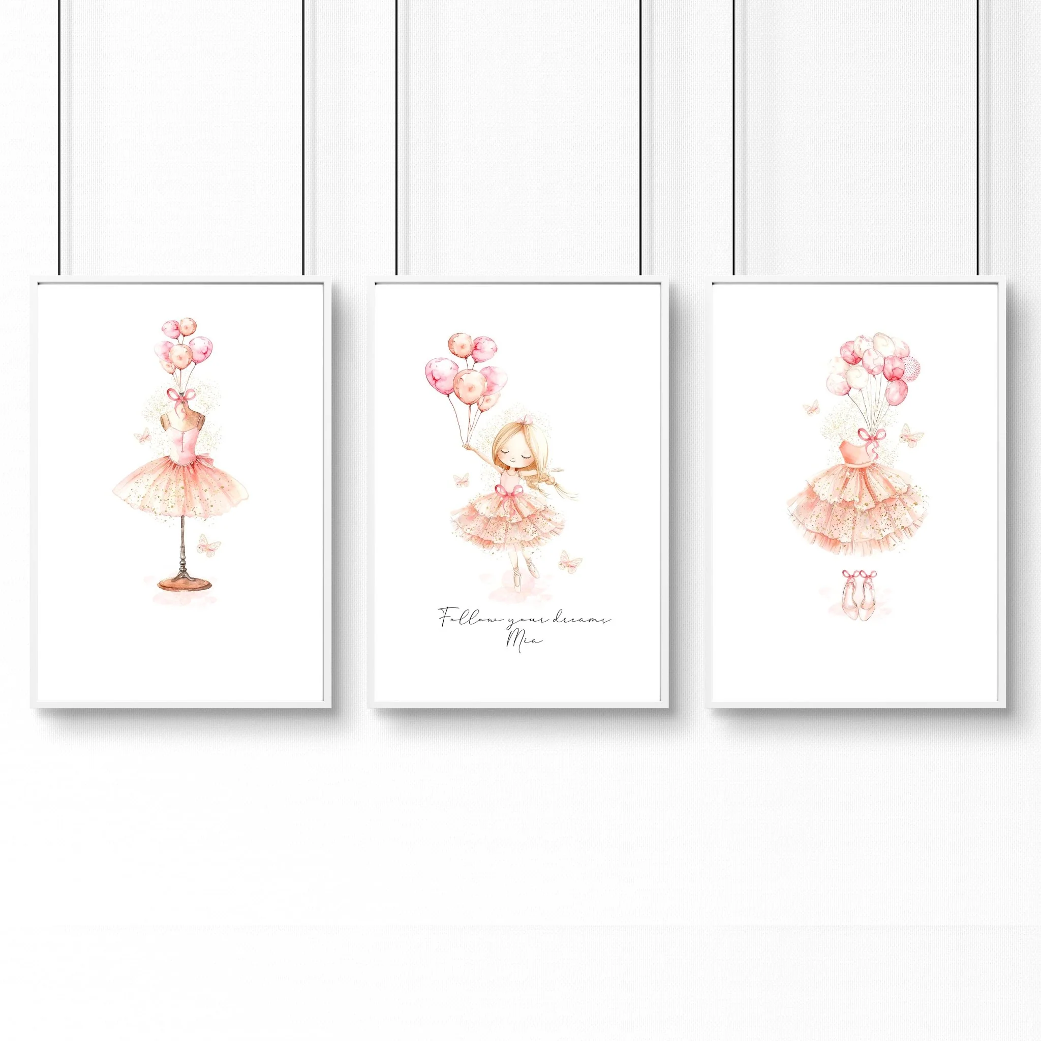 Ballerina Artwork | Set of 3 wall art prints - Image 11