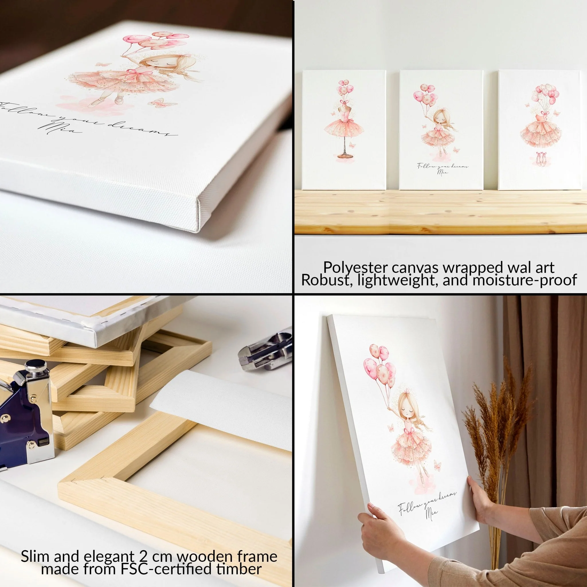 Ballerina Artwork | Set of 3 wall art prints - Image 13