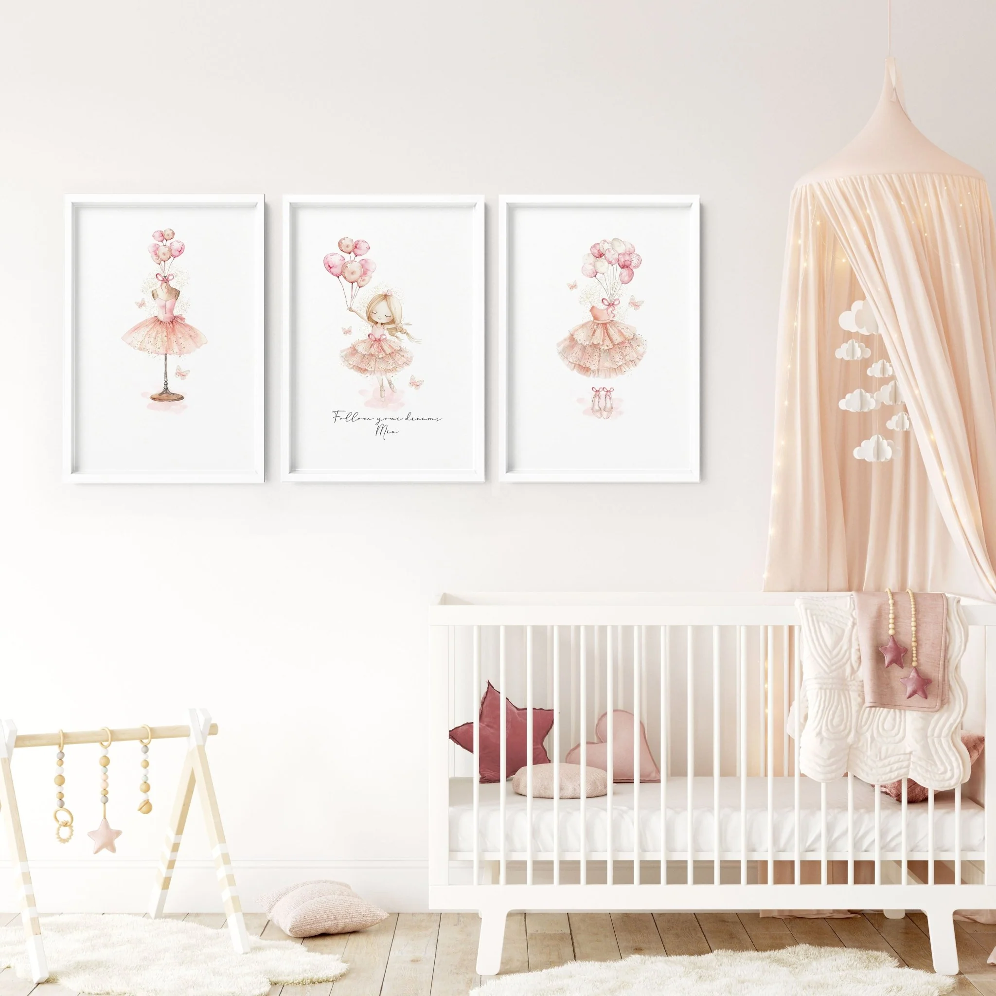 Ballerina Artwork | Set of 3 wall art prints - Image 7