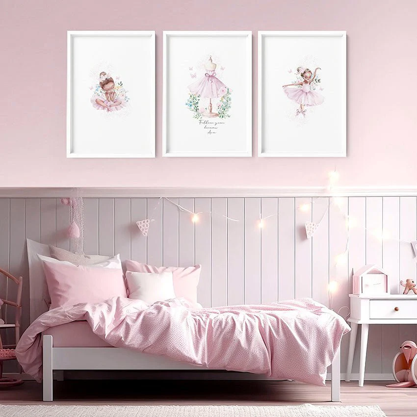 Ballerina Prints | Set of 3 wall art prints - Image 6