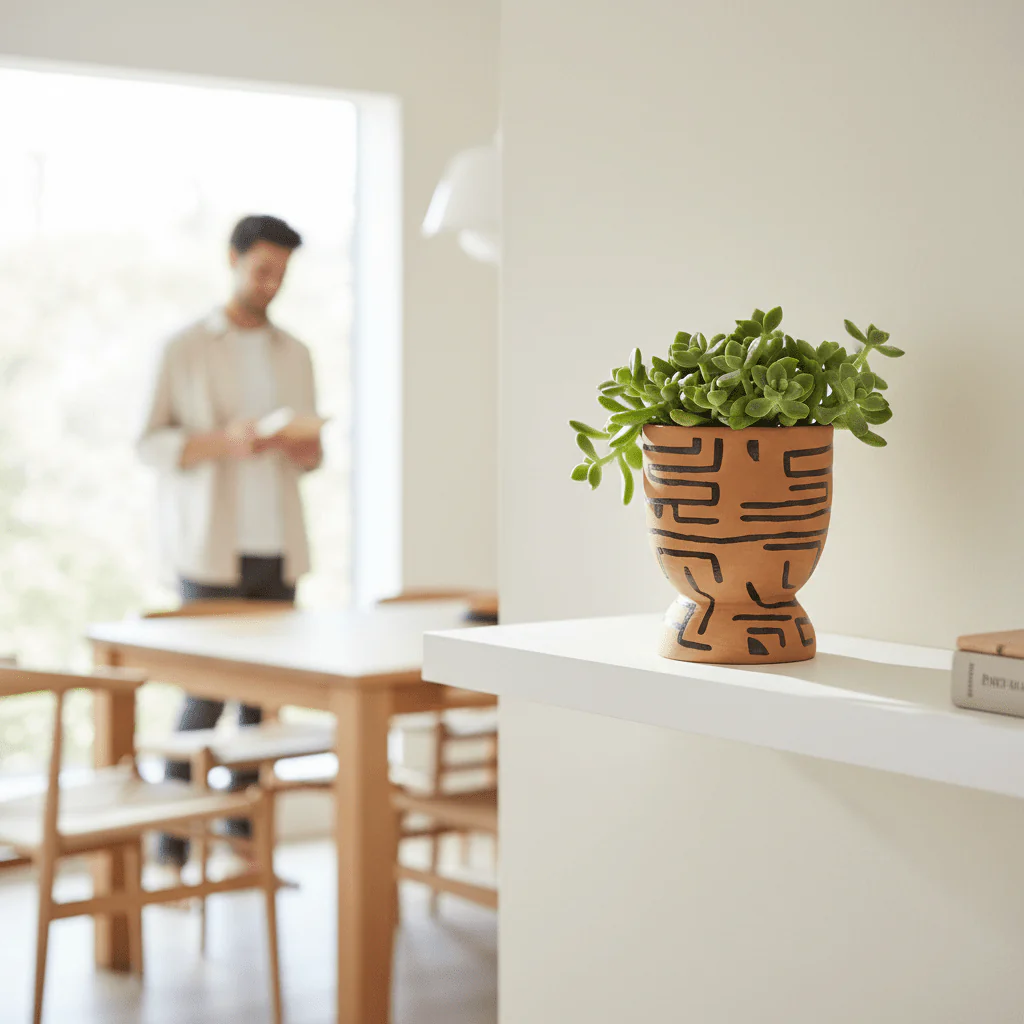 Barren Earthenware Planter - Image 2