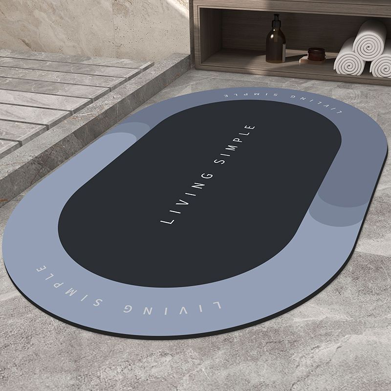 Bath Mat Entrance Door Mat Super Absorbent Bathroom Mats Quick Drying Bathroom Carpet Modern Simple Non-Slip Floor Mats Home - Image 4