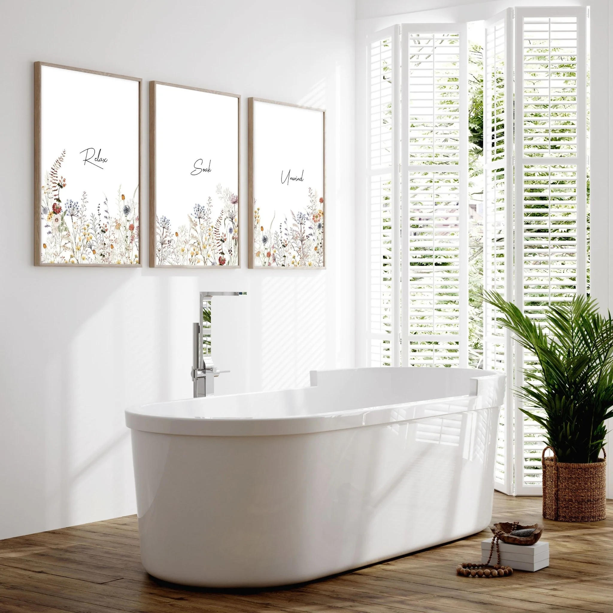 Bathroom Art | Set of 3 wall art prints - Image 3