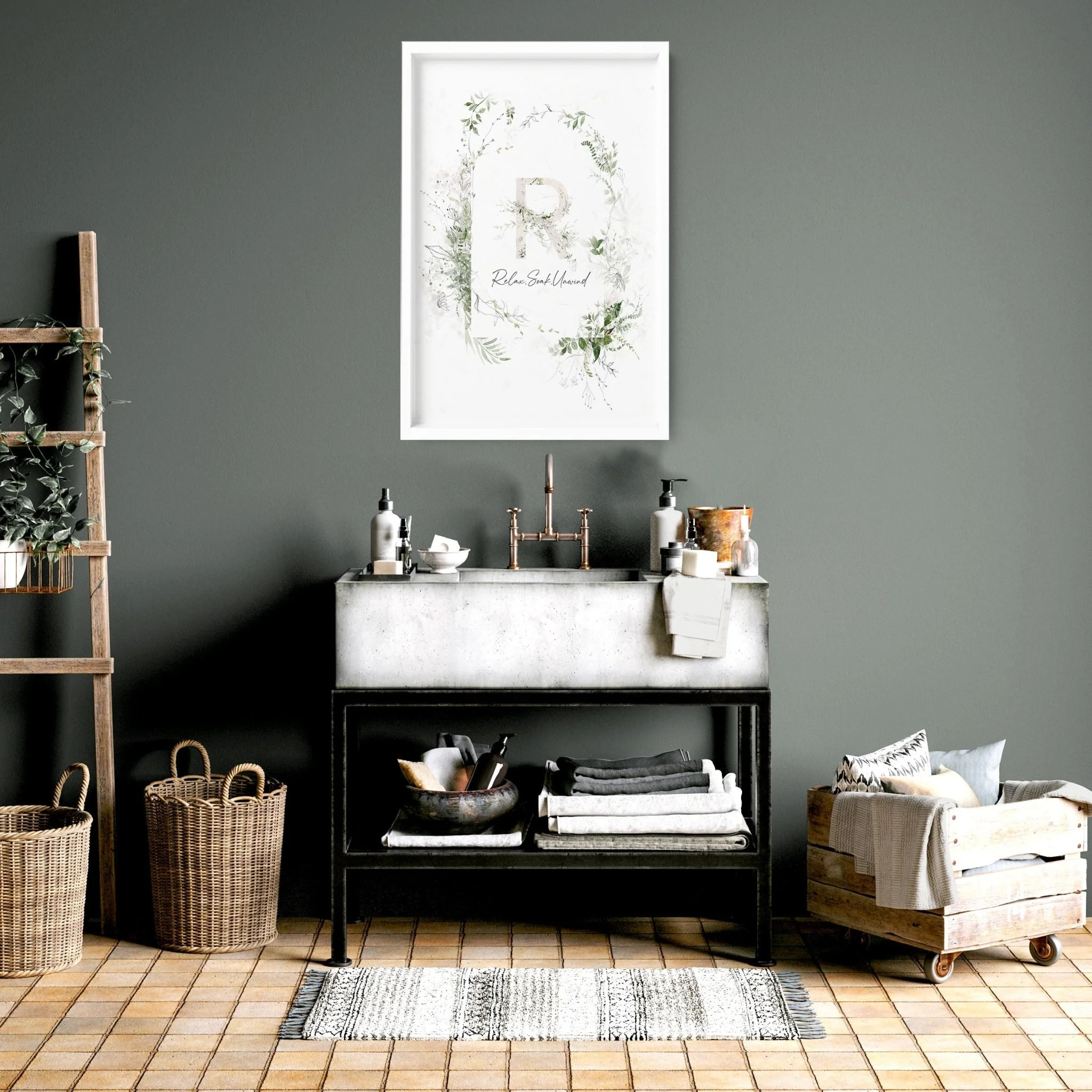 Bathroom art wall print - Image 3