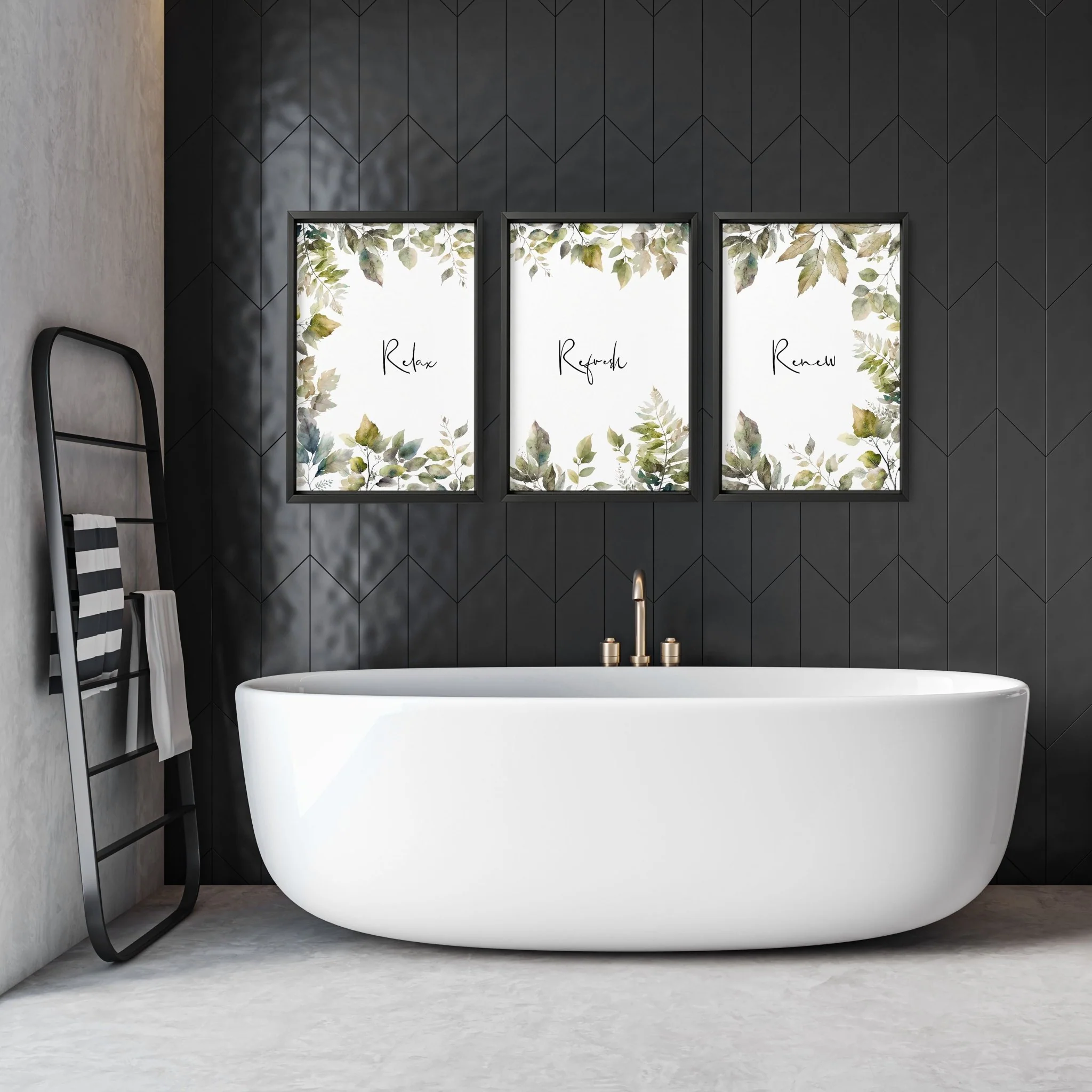 Bathroom Art Wall | Set of 3 wall art prints - Image 5