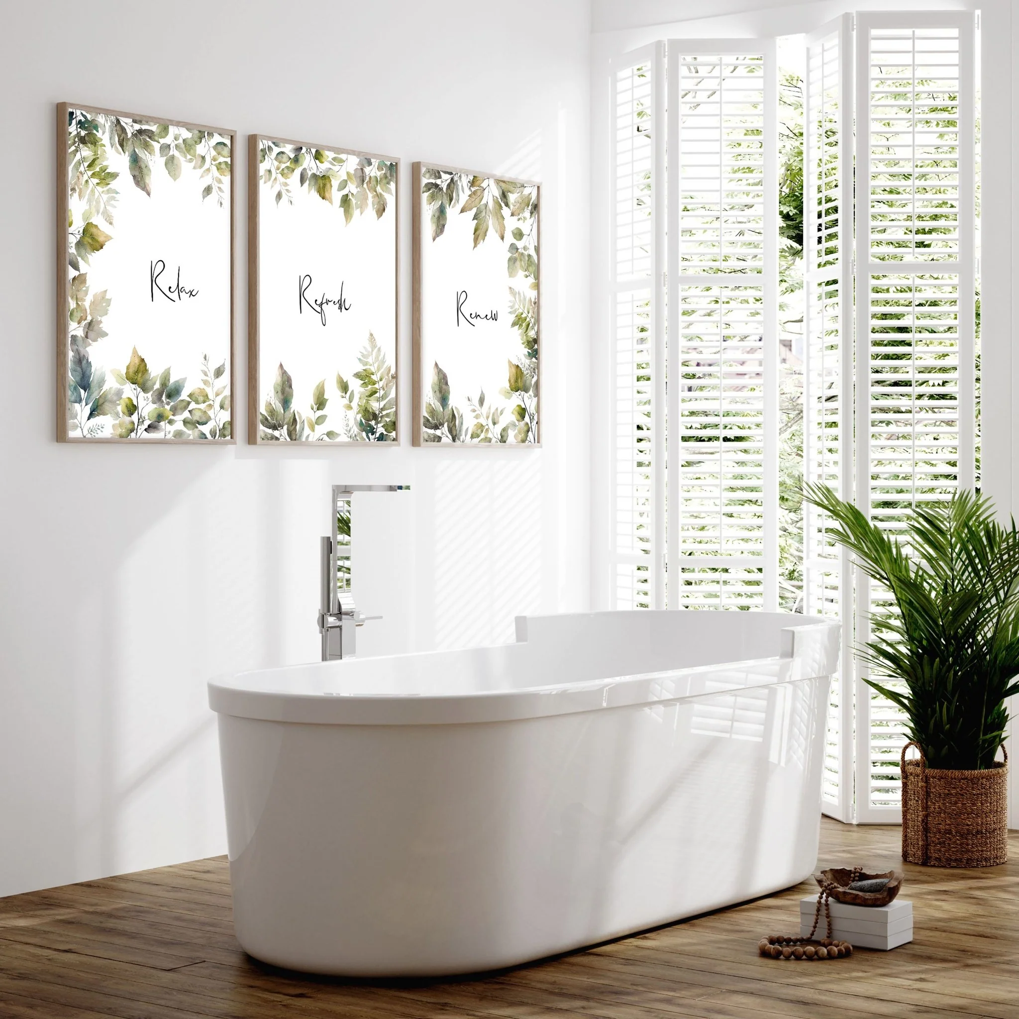 Bathroom Art Wall | Set of 3 wall art prints - Image 6