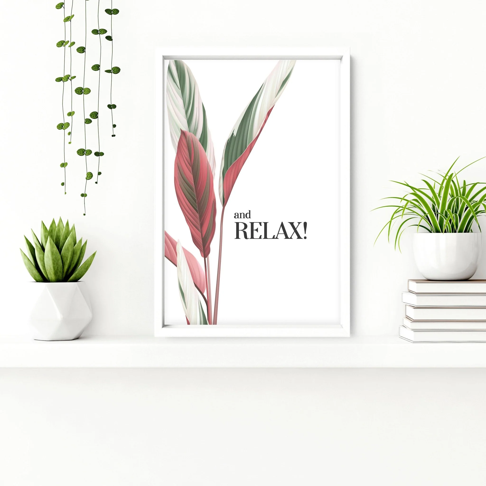 Bathroom decor accessories | Set of 2 Tropical art prints - Image 3