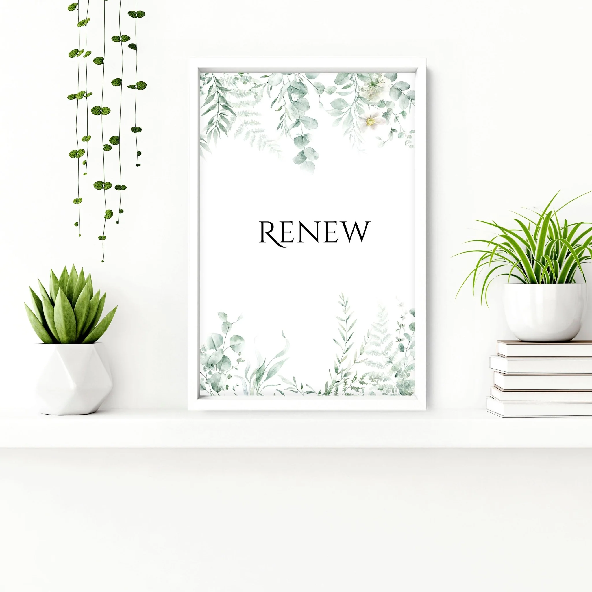 Bathroom Decor Green | Set of 3 wall art prints - Image 8