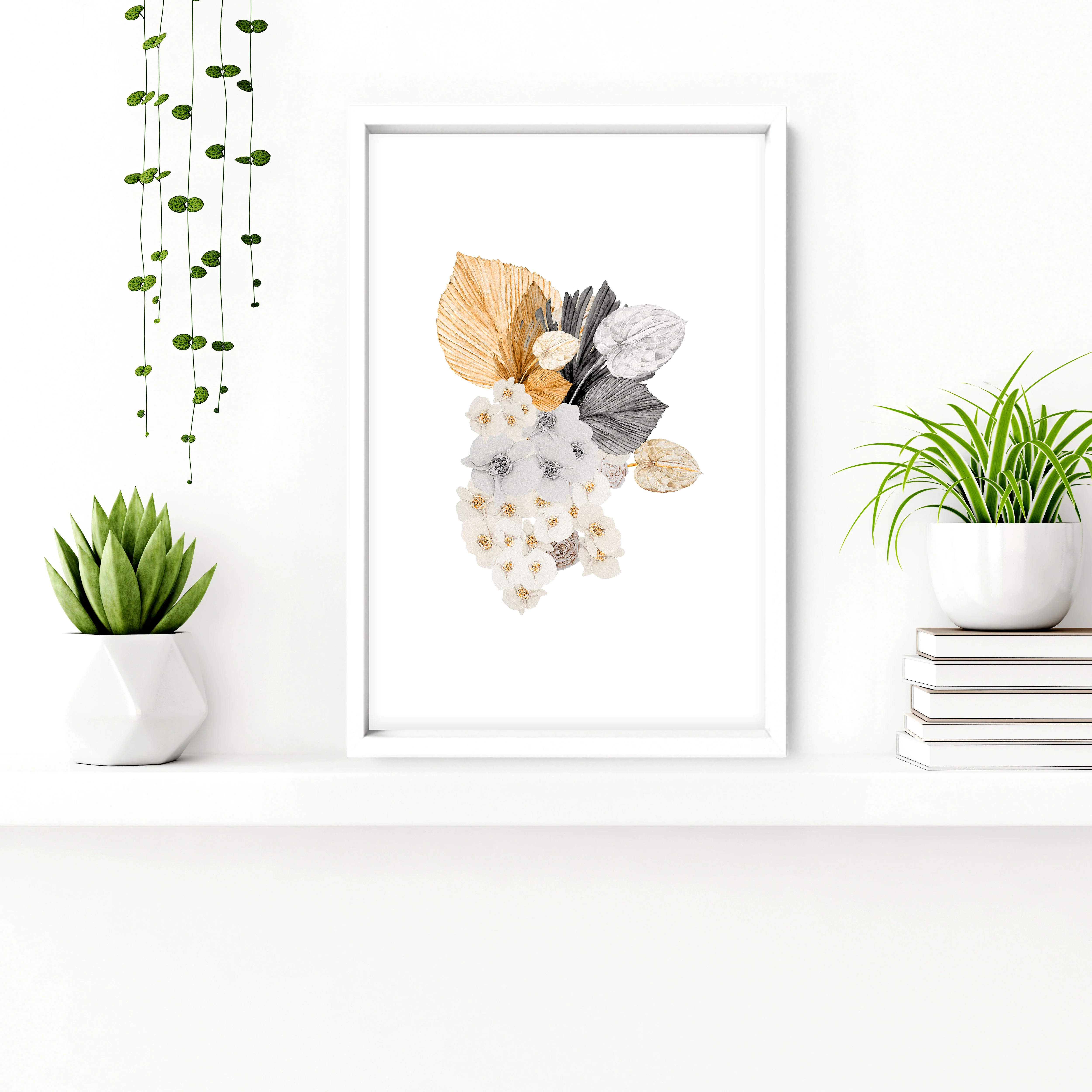 Bathroom decorations for walls | Set of 3 Shabby Chic wall art - Image 5