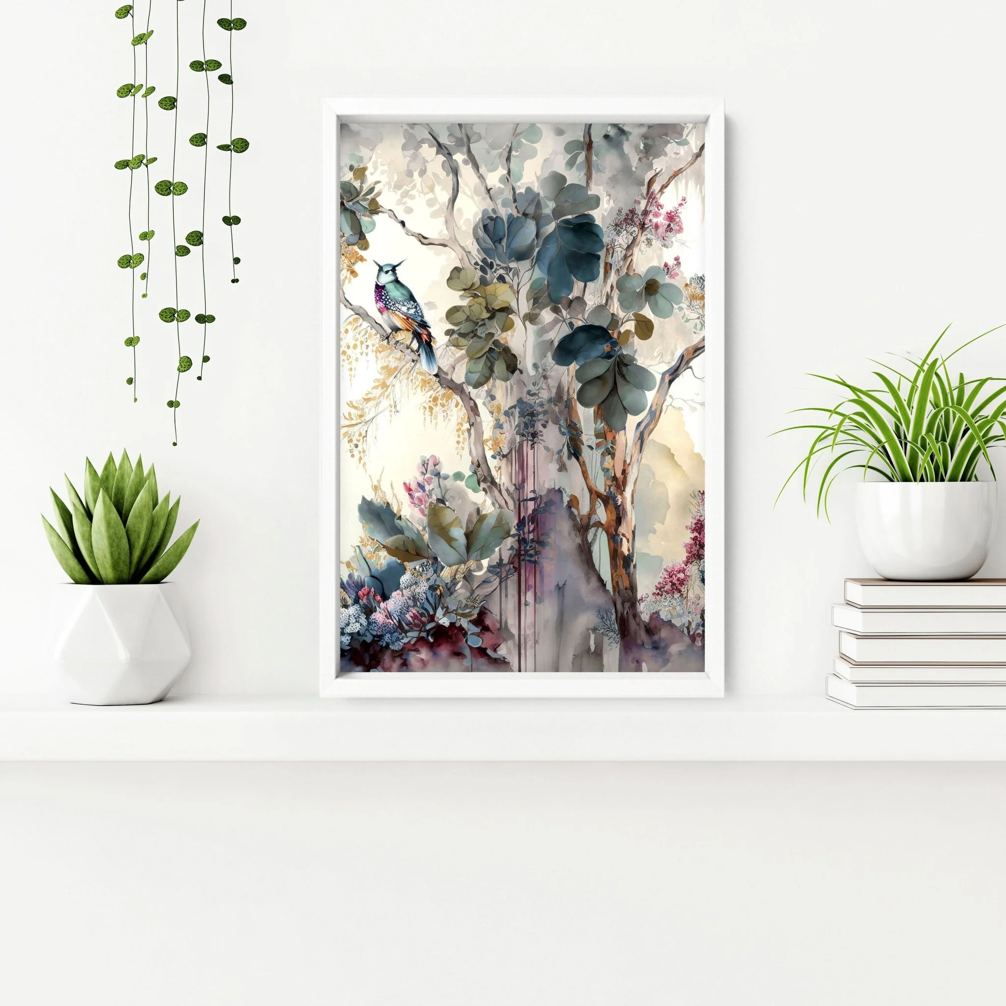 Bathroom prints in uk | set of 3 Chinoiserie wall prints - Image 6