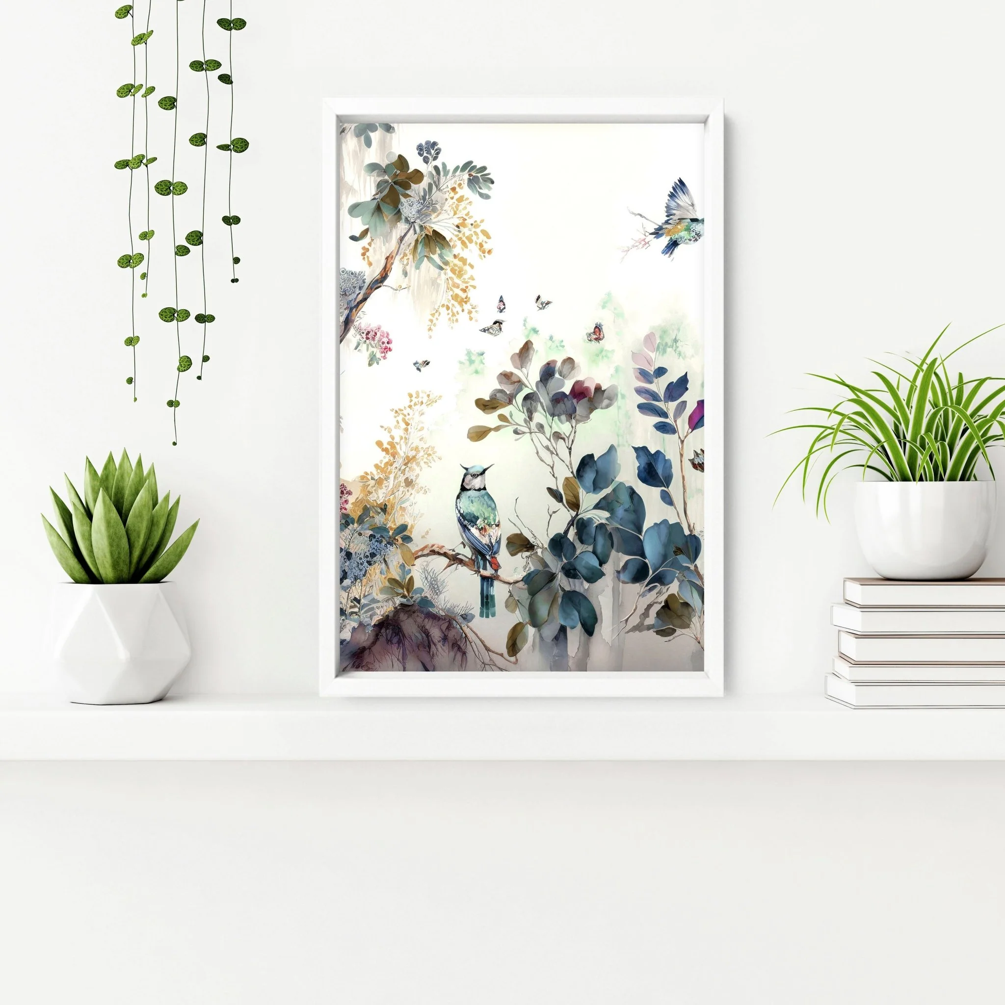 Bathroom prints in uk | set of 3 Chinoiserie wall prints - Image 7