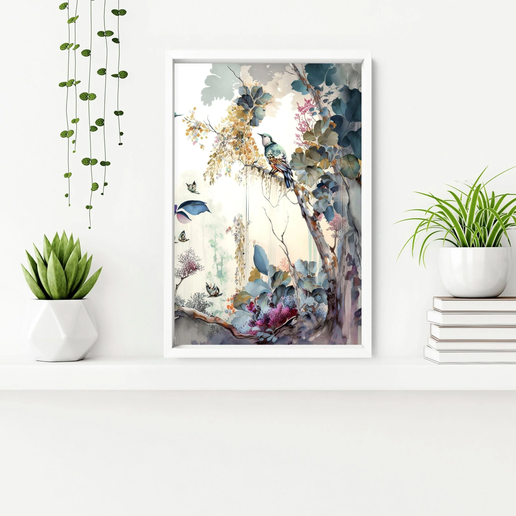 Bathroom prints in uk | set of 3 Chinoiserie wall prints - Image 8