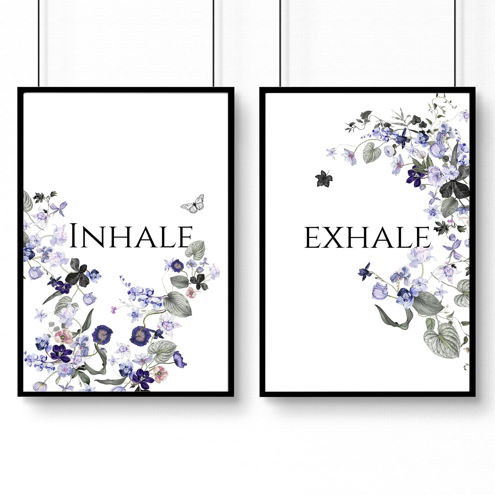 Bathroom wall decoration | set of 2 framed wall art prints - Image 7