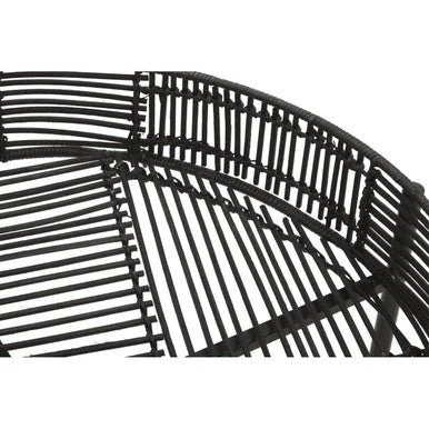 Batu Set of 2 Black Rattan Side Tables - Image 8