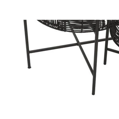 Batu Set of 2 Black Rattan Side Tables - Image 9