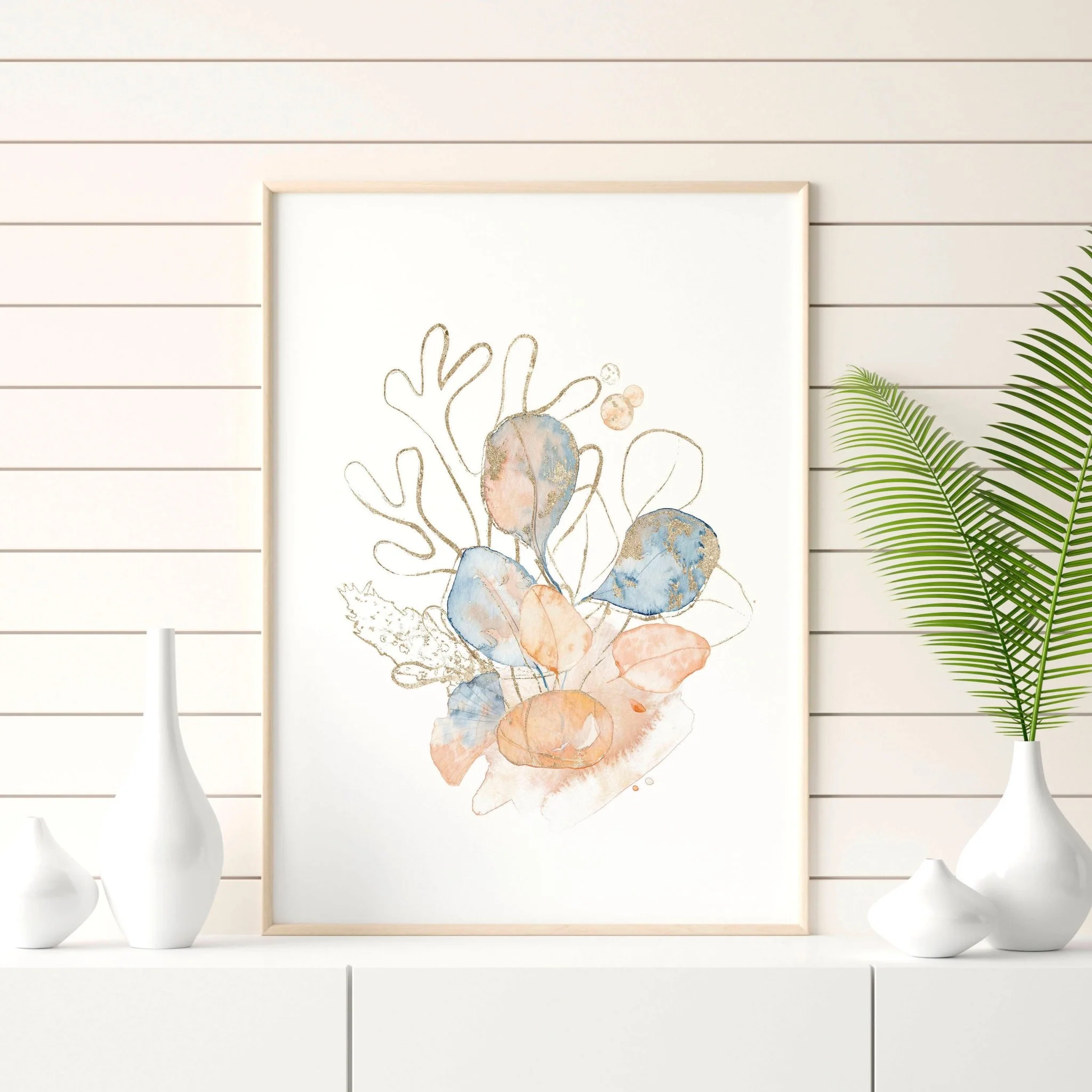 Beach theme decor wall art | Set of 3 wall art prints - Image 4
