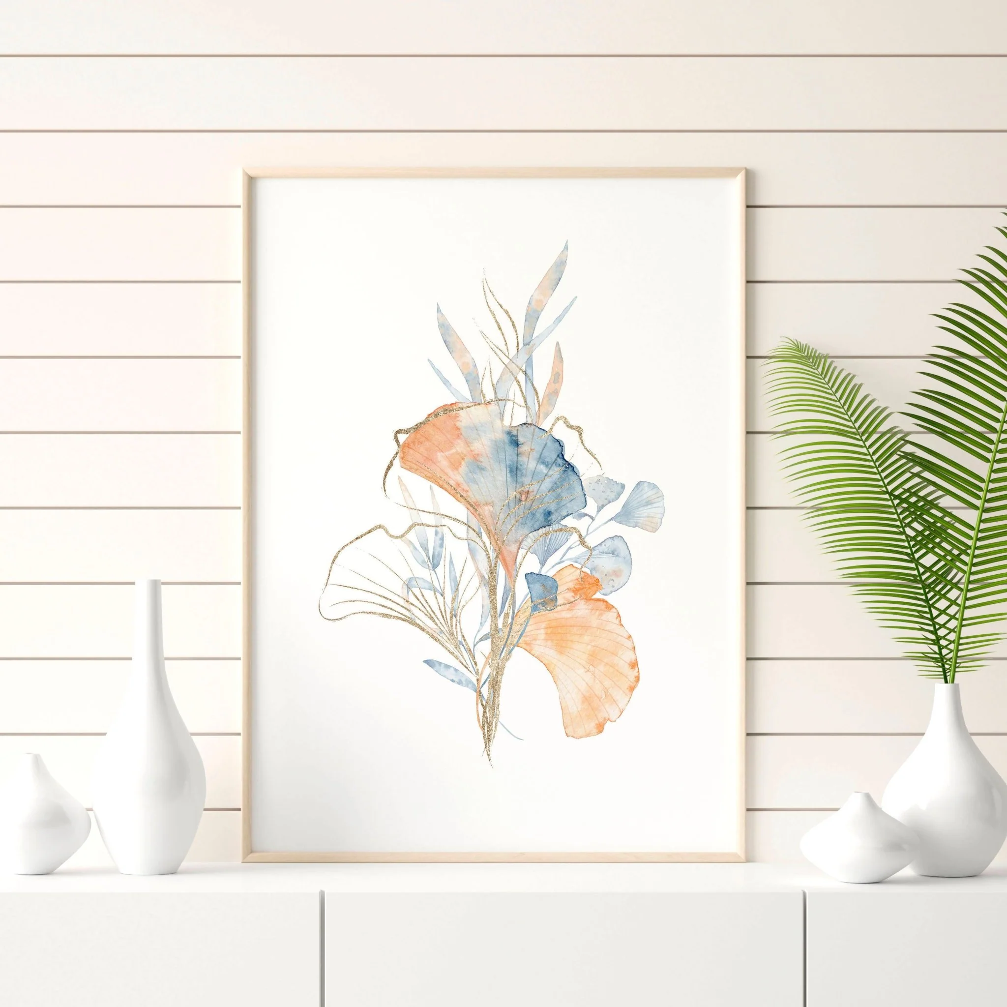 Beach theme decor wall art | Set of 3 wall art prints - Image 6