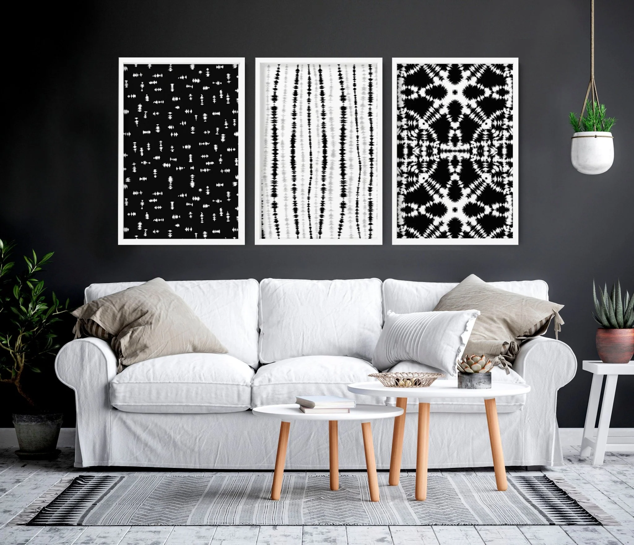Beach theme decorations | Set of 3 framed wall art - Image 6