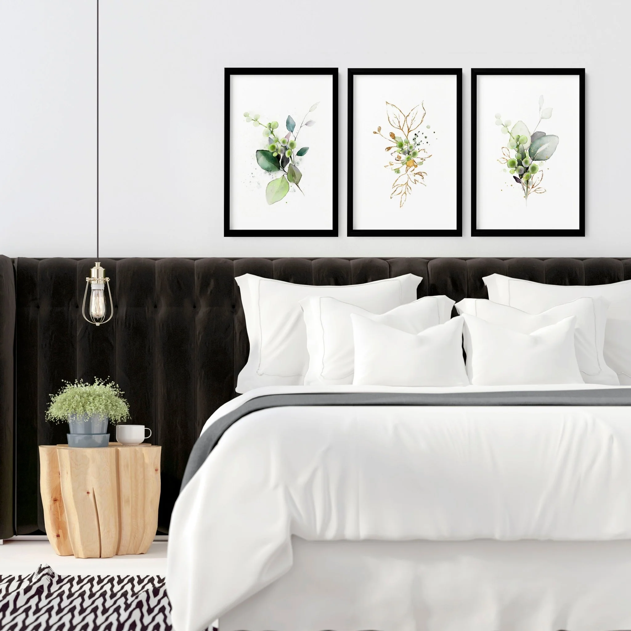 Bedroom decor for walls | set of 3 wall art prints - Image 3