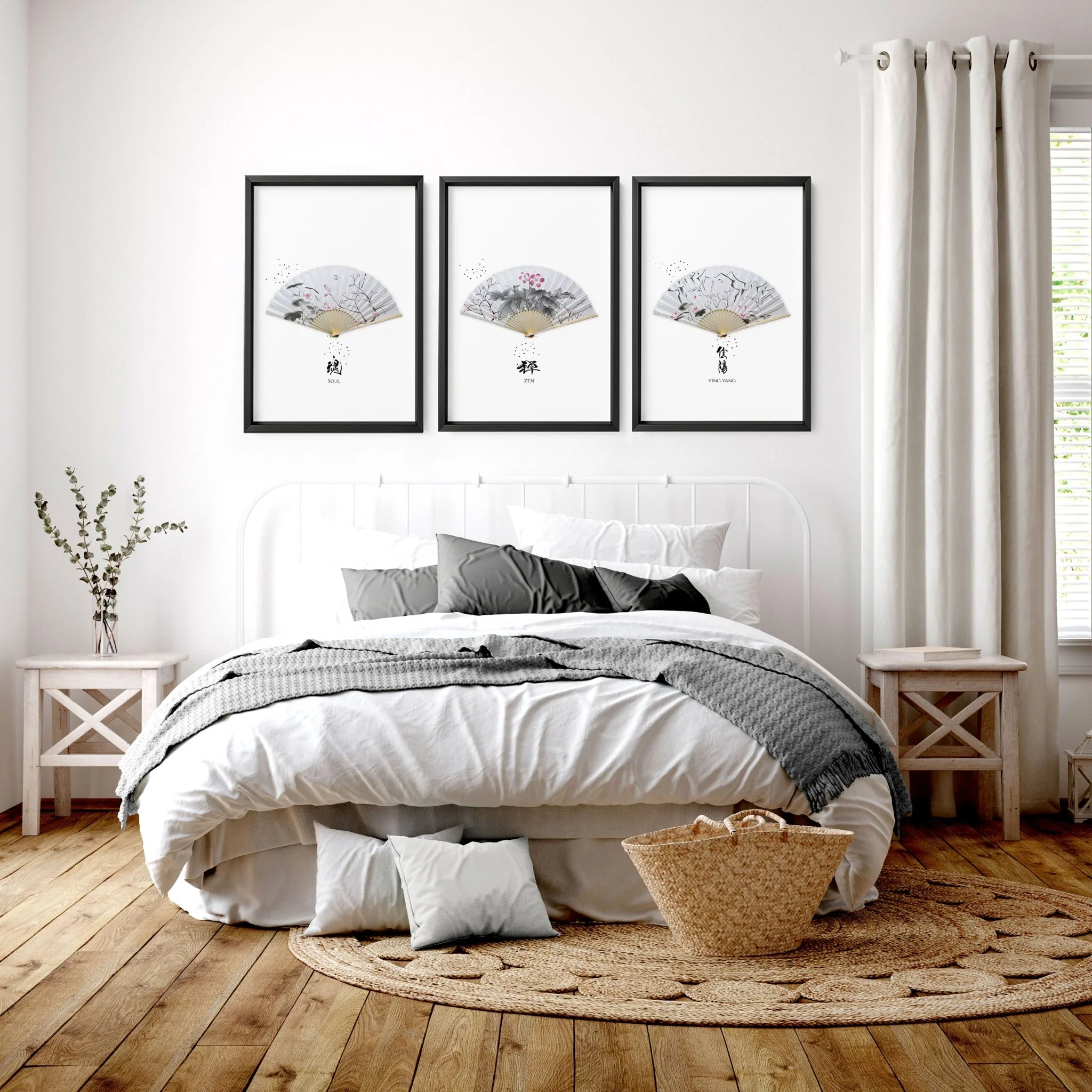 Bedroom Framed Prints | Set of 3 wall art prints - Image 2