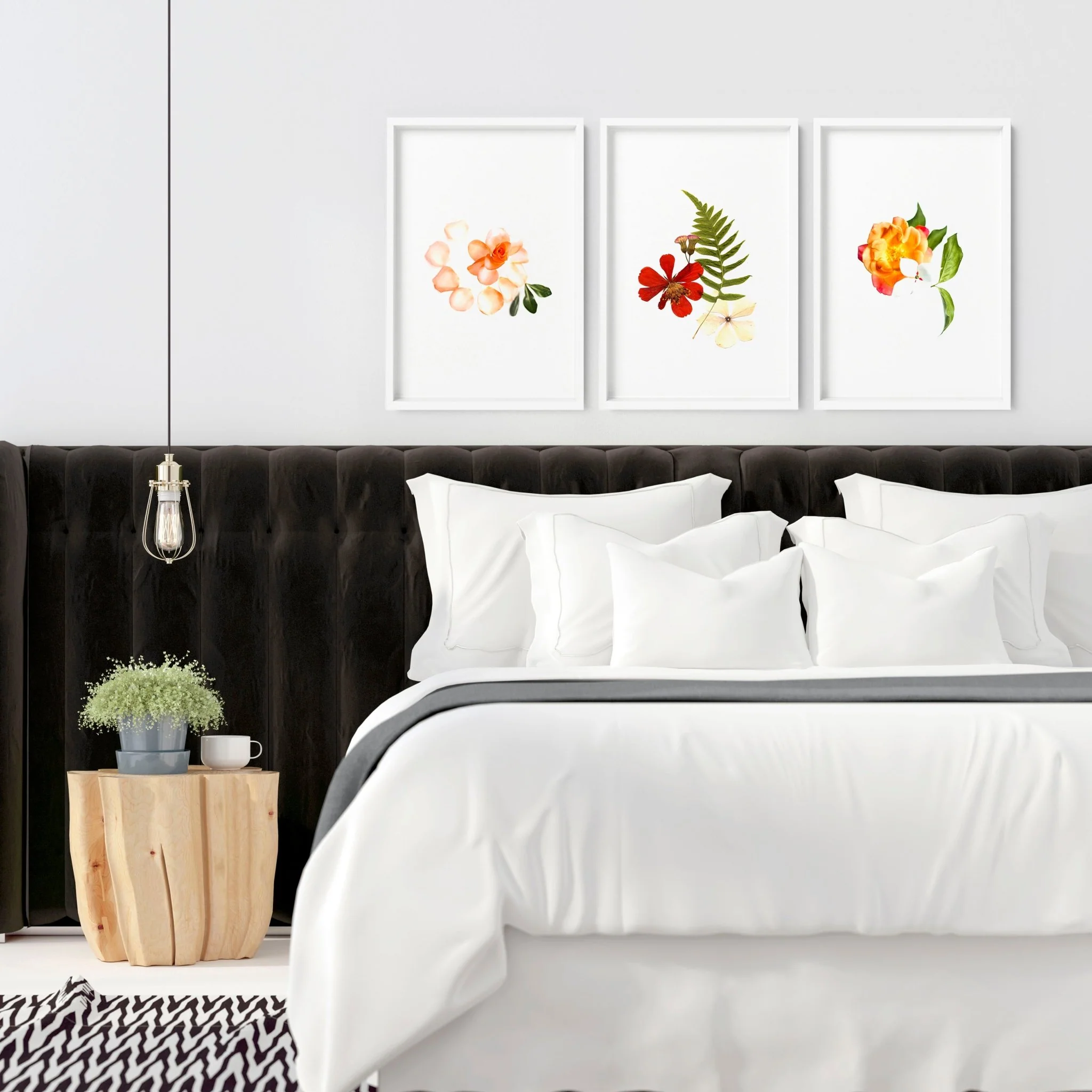 Bedroom pictures for walls | set of 3 framed wall art - Image 8